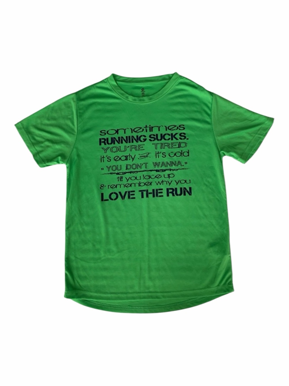 Athletic Shirt Men’s Size S Green Love the Run Xterra Trail Short Sleeve